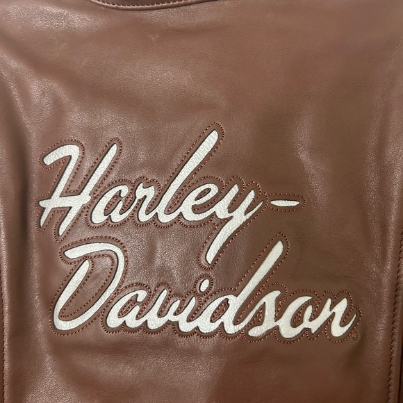 Harley-Davidson Women's Linden Leather Jacket Size Medium - Picture 6 of 16